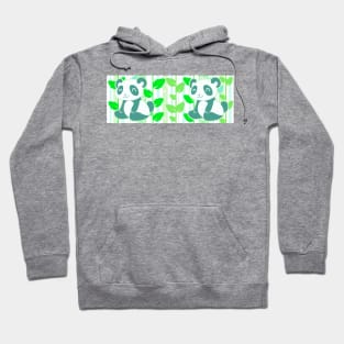 Green Leaf Panda Hoodie